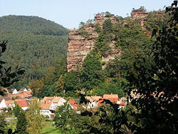 Dahn - Felsen Jungfernsprung